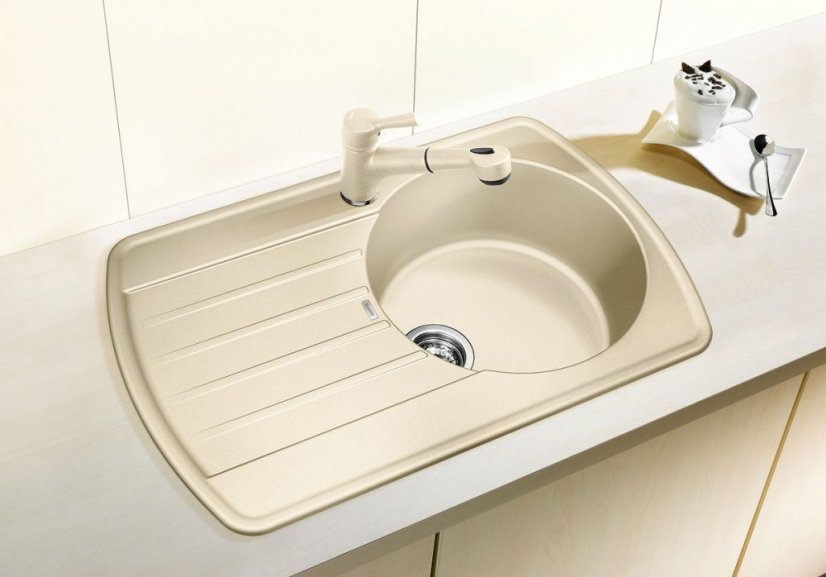 Blanco RONDOVAL 45 S Silgranit tartufo oboustranné provedení
