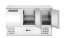 Třídveřový chladicí stůl s pracovní deskou a podstavcem, Arktic, 219L, 230V/152W, 700x1365x(H)855mm