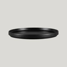 RAK Porcelain RAK Nordic talíř mělký bez okraje pr. 27 cm, černý | RAK-NOLD27BKM