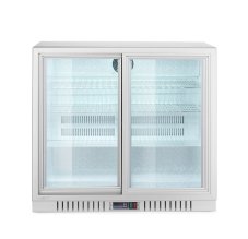 Barová chladnička se dvěma posuvnými dveřmi, Arktic, 150L, Stříbrná, 230V/175W, 900x520x(H)840mm