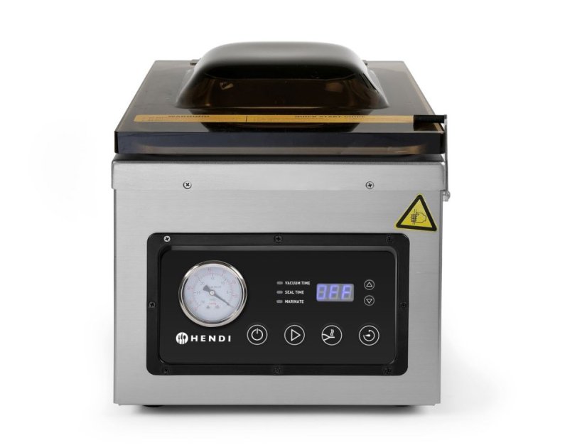 Vakuová balička - komora, HENDI, Profi Line, těsnicí lišta 260 mm, 240V/1000W, 330x480x(H)361mm