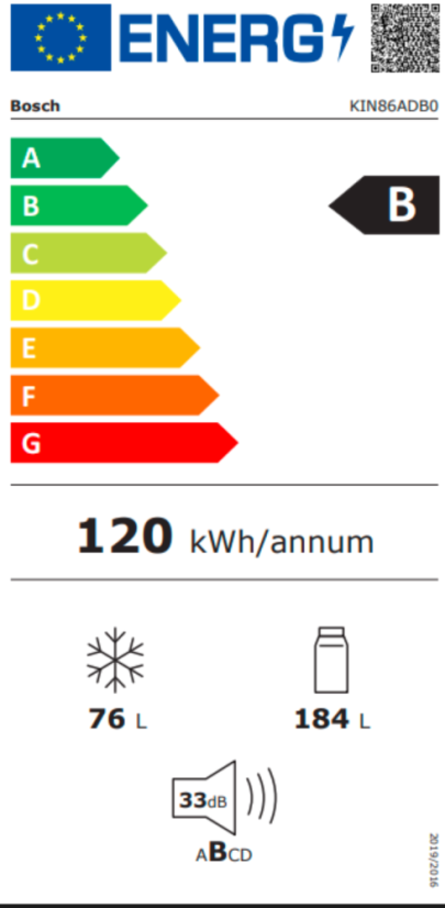 Vestavná chladnička Bosch KIN86ADB0