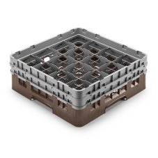 Cambro Koš Camrack 16 pozic, výška sklenice 25,8 cm - Hnědá
