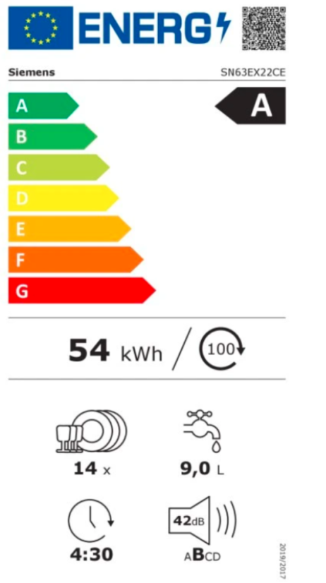 Vestavná myčka nádobí Siemens SN63EX22CE