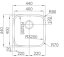 Sinks BAHIA 440 V 0,8mm spodní leštěný