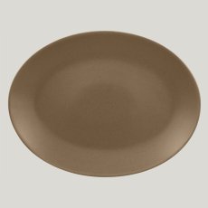 RAK Porcelain RAK Genesis talíř oválný 36 x 27 cm, hnědá | RAK-GNNNOP36CR
