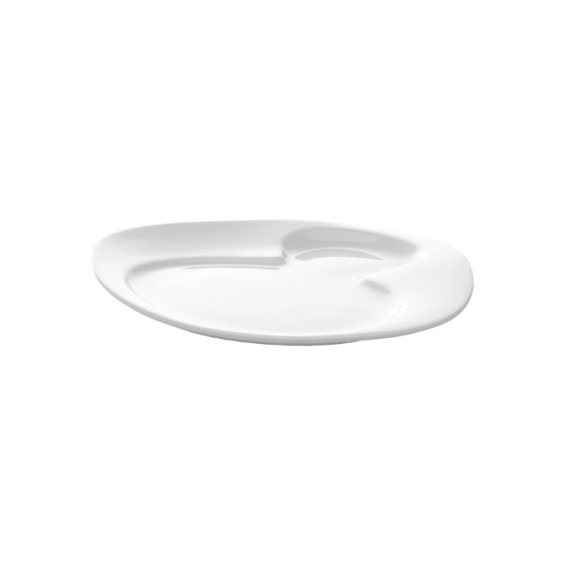 RAK Porcelain RAK Nabur talíř mělký 24 × 20 cm | RAK-NBFP24 RAK Porcelain RAK Nabur talíř mělký 24 × 20 cm | RAK-NBFP24