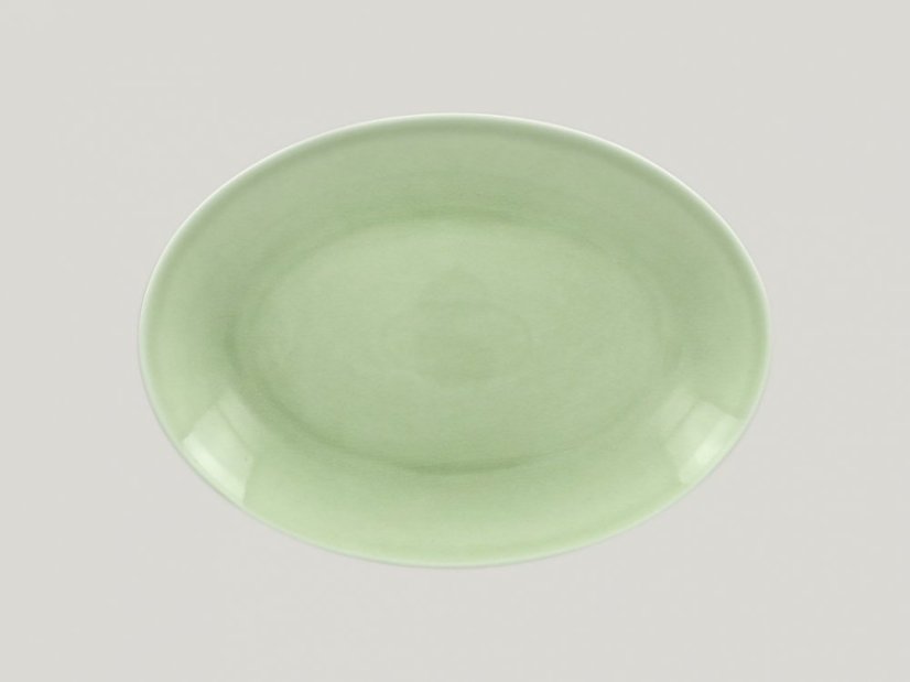 RAK Porcelain RAK Vintage talíř oválný 32 × 23 cm – zelená | RAK-VNNNOP32GR RAK Porcelain RAK Vintage talíř oválný 32 × 23 cm – zelená | RAK-VNNNOP32GR