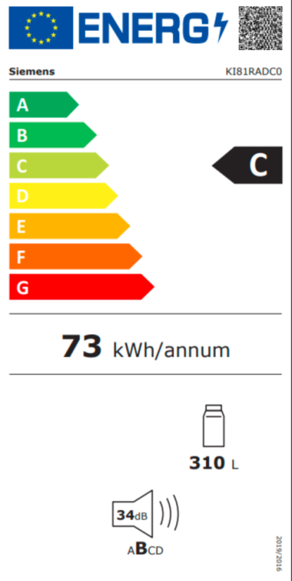 Vestavná monoklimatická chladnička Siemens KI81RADC0