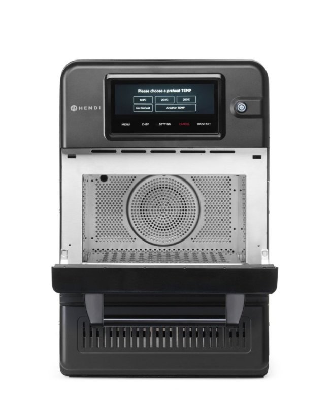 Vysokorychlostní pečící trouba CombiTurbo, HENDI, 18L, Černá, 230V/3000W, 402x735x(H)608mm