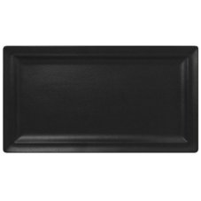RAK Porcelain RAK Talíř obdélný 38 × 21 cm, černá | RAK-NFCLRP38BK