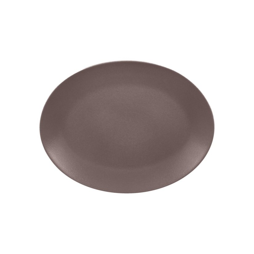 RAK Porcelain RAK Talíř oválný 36 × 27 cm, hnědá | RAK-NFNNOP36CB