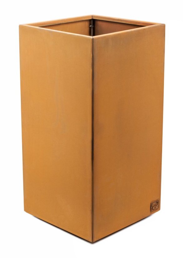 Květináč G21 Corten Square, 40 x 80 x 40 cm