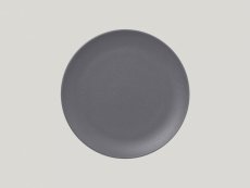 RAK Porcelain RAK Talíř mělký 24 cm, šedá | RAK-NFNNPR24GY