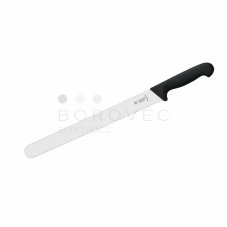 GIESSER nůž krájecí uzenářský 31 cm, hladký - černý