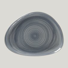 RAK Porcelain RAK Spot talíř mělký 32,5 × 25 cm, šedomodrý | RAK-SJDFLFP32