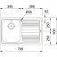 Franke LLL 611/2 nerez tkaná str. Logica - struktura