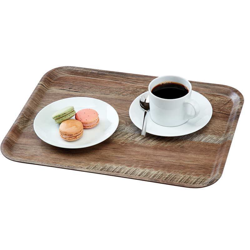 Cambro Podnos Madeira 24 x 35 cm, tmavý dub Cambro Podnos Madeira 24 x 35 cm, tmavý dub