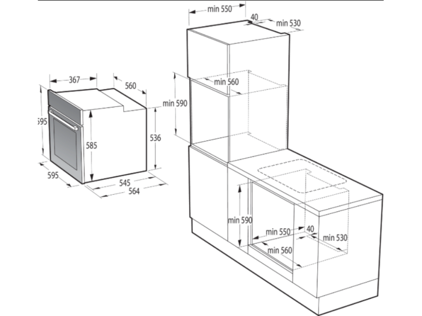 Vestavná trouba Gorenje BSA6747DGWI