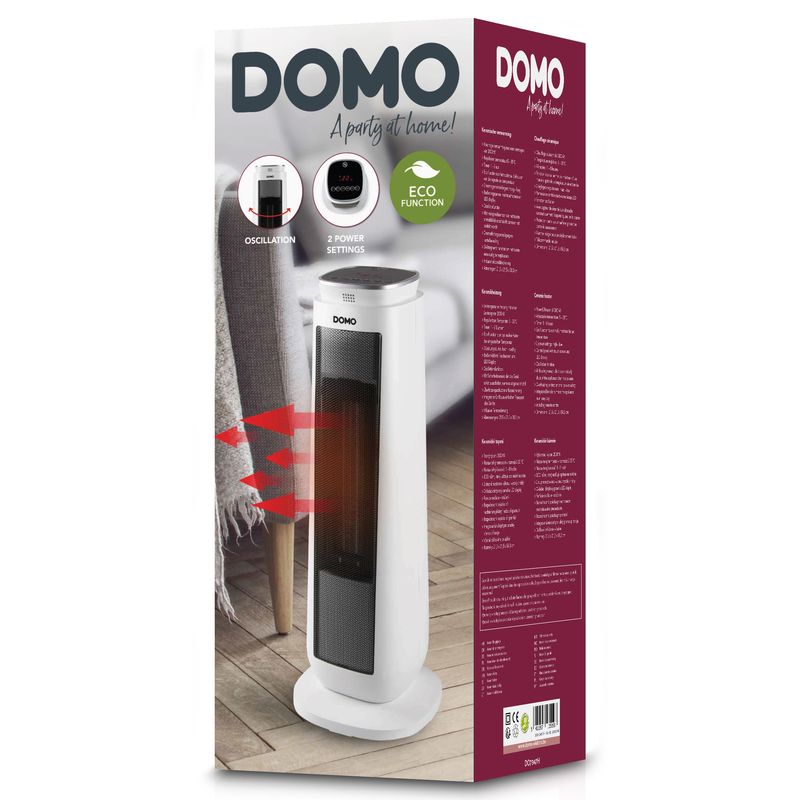 Teplovzdušný ventilátor DOMO DO7347H