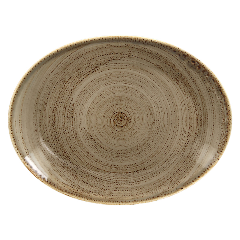 RAK Porcelain RAK Twirl talíř oválný 36 × 27 cm – alga | RAK-TWNNOP36AL RAK Porcelain RAK Twirl talíř oválný 36 × 27 cm – alga | RAK-TWNNOP36AL
