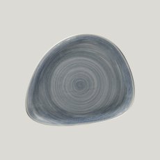 RAK Porcelain RAK Spot talíř mělký 24 × 19,5 cm, šedomodrý | RAK-SJDFLFP24