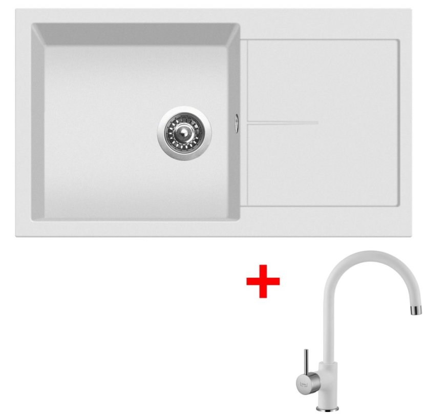 Sinks INFINITY 860 Milk + Vitalia GR Sinks INFINITY 860 Milk + Vitalia GR