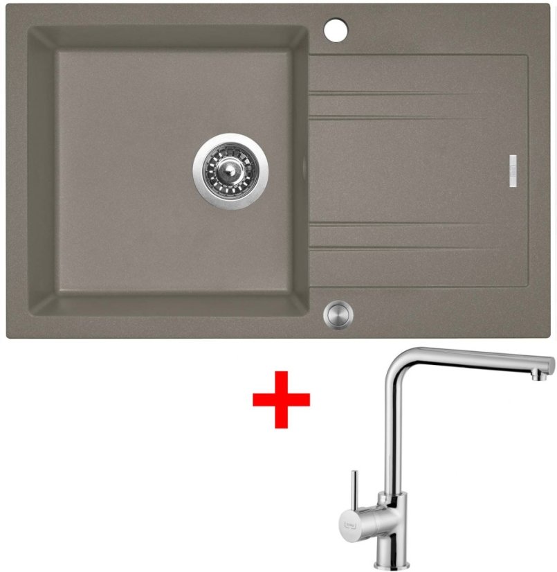 Sinks LINEA 780 XC Truffle + Elka Sinks LINEA 780 XC Truffle + Elka