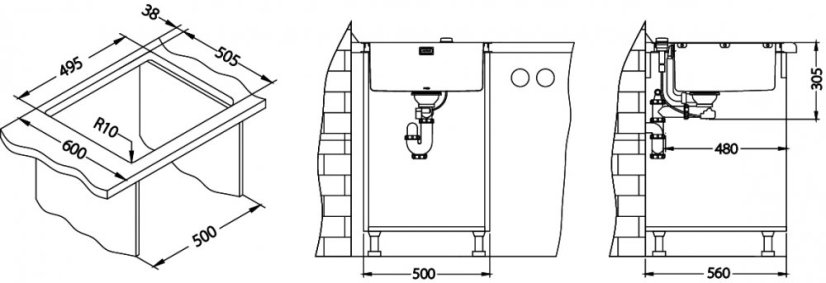 Alveus PURE 30 KMB 515x525 mm F