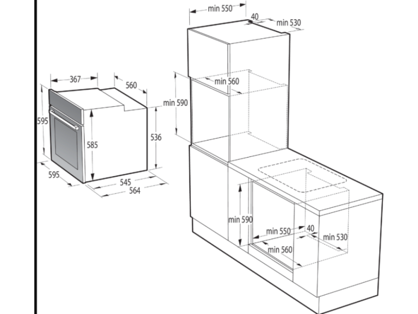 Vestavná trouba Gorenje BPS6737E07B