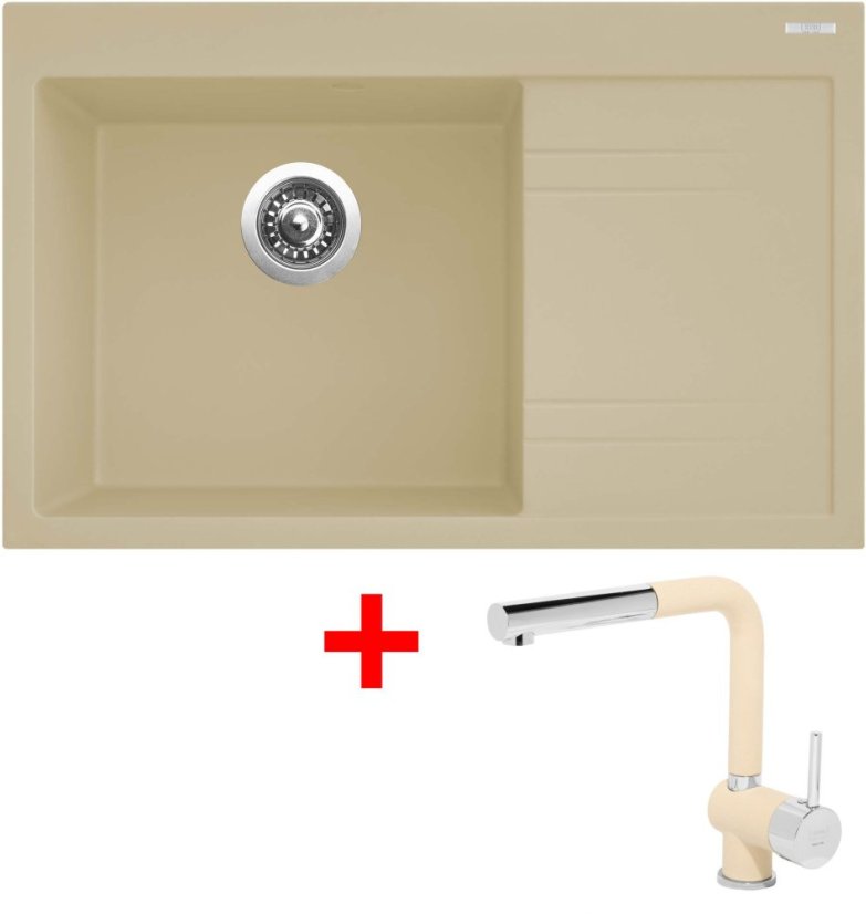 Sinks RIM 780 L Sahara + Mix 3 P GR Sinks RIM 780 L Sahara + Mix 3 P GR