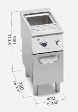 Elektrický vařič těstovin Bertos SE7CP40M