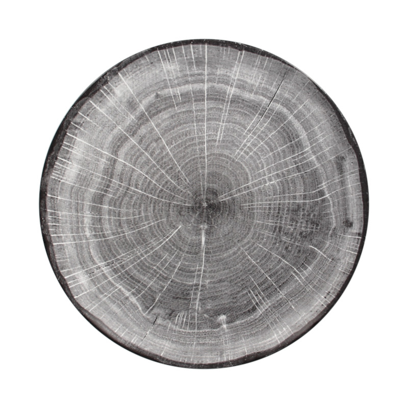 RAK Porcelain RAK Woodart talíř mělký coupe 29 cm – šedá | RAK-WDNNPR29BG