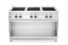 Indukční vařič se 6 varnými deskami, HENDI, 400V/25500W, 1200x700x(H)890mm