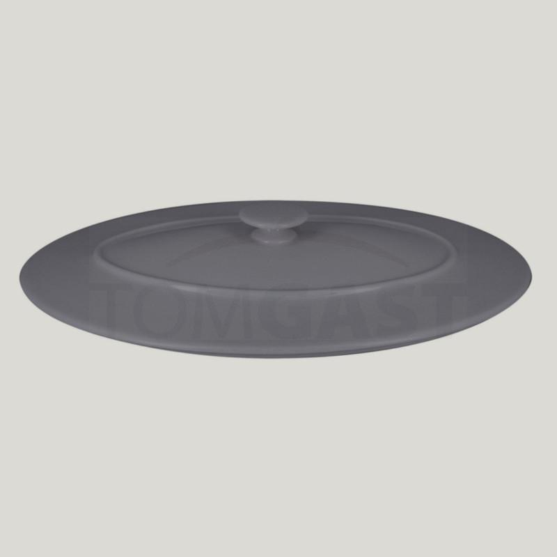 RAK Porcelain RAK Chef's Fusion poklice pro oválný pekáč 36,5 × 25 cm, šedá | RAK-CFOD44GYLD RAK Porcelain RAK Chef's Fusion poklice pro oválný pekáč 36,5 × 25 cm, šedá | RAK-CFOD44GYLD