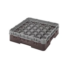 Cambro Koš Camrack 30 pozic, výška sklenice 21,6 cm - Hnědá