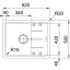 Franke BFG 611-62 sahara Basis Fragranit
