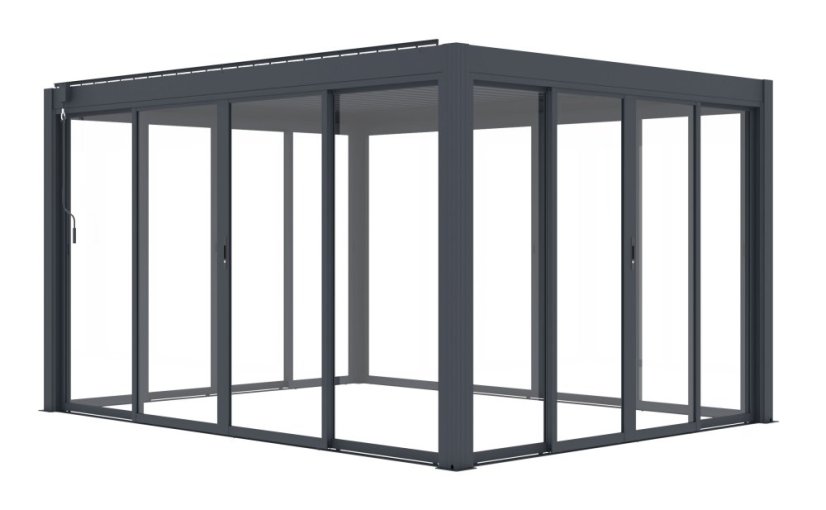 Příslušenství G21 posuvná zástěna 3,7x2 m pro pergoly Austin