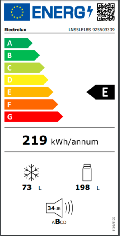 Vestavná chladnička Electrolux LNS5LE18S