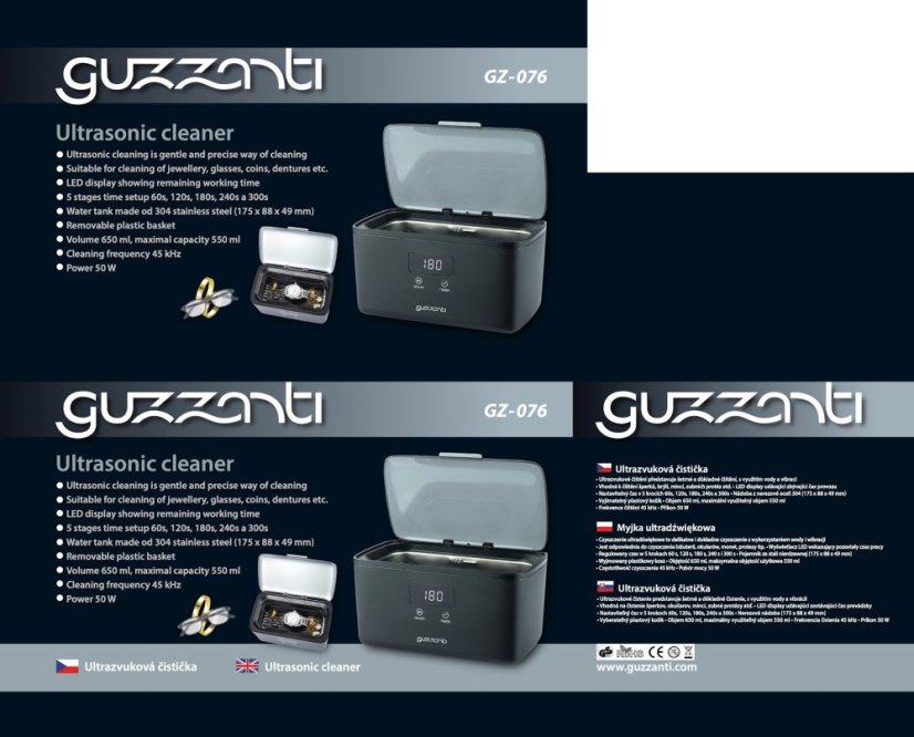 Čistička vzduchu Guzzanti GZ 076