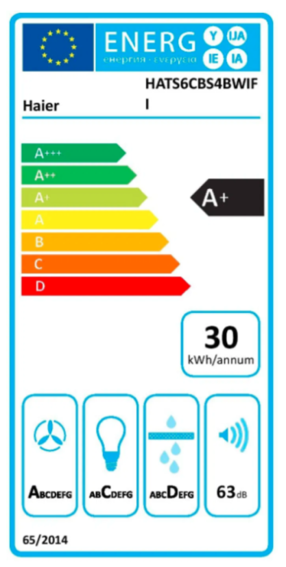 Komínová digestoř Haier HATS6CBS4BWIFI