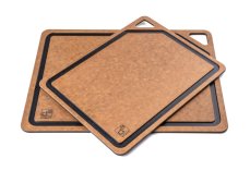Prkénko krájecí G21 EcoCut z přírodní celulózy - sada 2 ks, hnědé