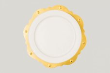 RAK Porcelain RAK Golden Scallop talíř – Princess Golden 33 cm | RAK-KQSP33