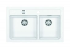 Alveus ATROX 50 bílý 11 + pop up sifon 790x500x200 mm