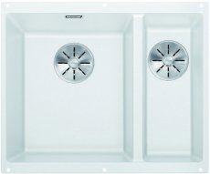 Blanco SUBLINE 340/160 U InFino Silgranit bílá bez táhla dřez vlevo