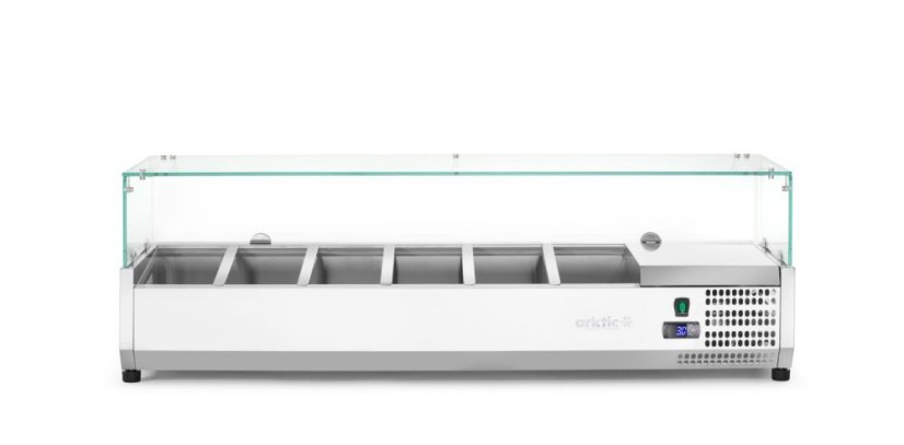 Chladicí zásobník GN 1/3, Arktic, 6x GN 1/3, GN 1/3, 36L, 230V/180W, 420x1405x(H)456mm