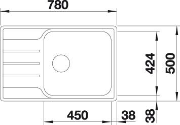 Blanco LEMIS XL 6 S-IF Compact nerez kartáčovaný
