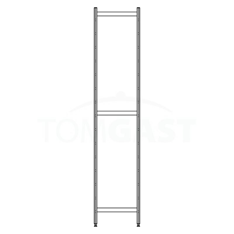 TOMGAST Stojina k regálu 600 mm, výška 2100 mm