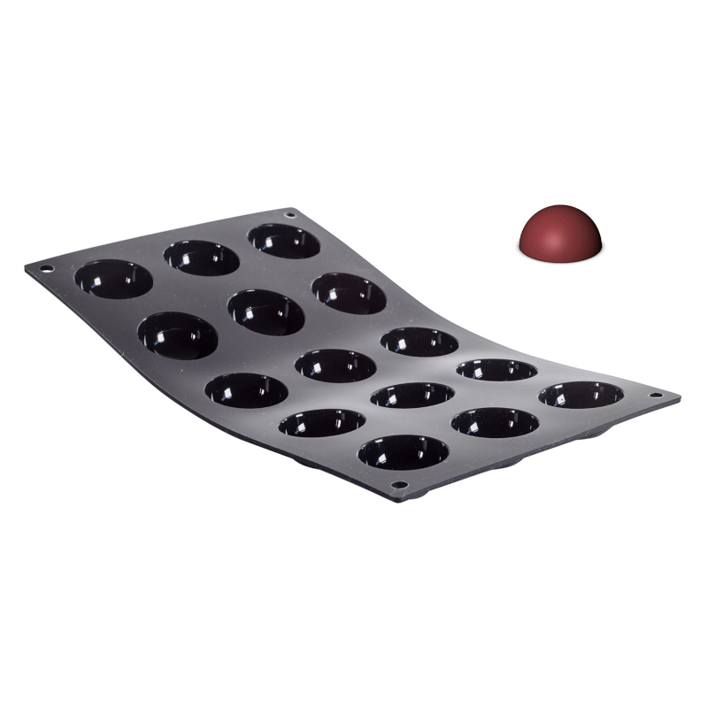 de Buyer Silikonová forma – polokoule 4 × 2 cm | D-1961-02 de Buyer Silikonová forma – polokoule 4 × 2 cm | D-1961-02