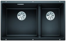 Blanco SUBLINE 430/270 U InFino Silgranit černá bez táhla